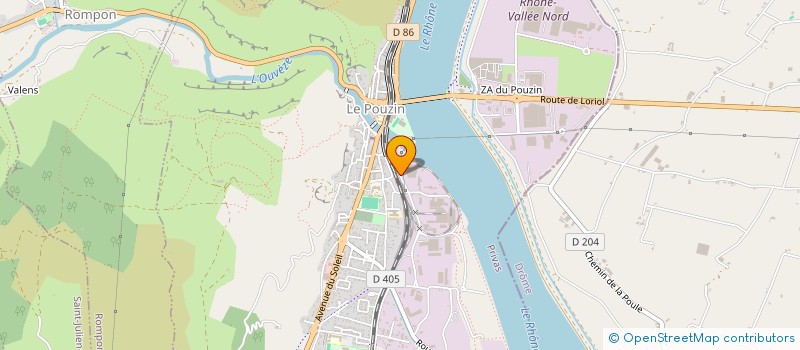 localisation de l'entreprise GAMATROS  LE POUZIN