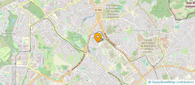localisation de l'entreprise GAMATURGIE à MONTPELLIER