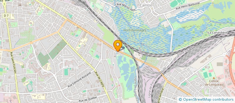 localisation de l'entreprise GAMAUR à AMIENS
