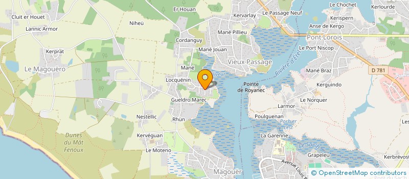 localisation de l'entreprise GAMAVIM  PLOUHINEC