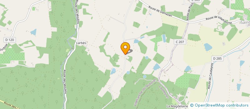 localisation de l'entreprise GAMAX-CM  VILLEFRANCHE-DU-QUEYRAN