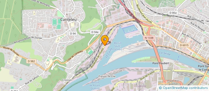 localisation de l'entreprise GAMAX TRADFINANCES  ROUEN