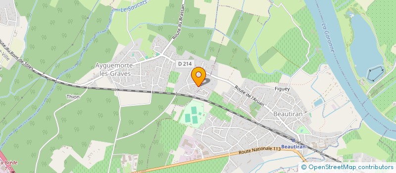 localisation de l'entreprise GAMAX33  BEAUTIRAN