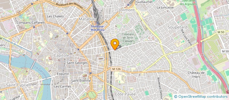 localisation de l'entreprise GAMAYA DESIGN D'INTERIEUR  TOULOUSE