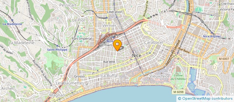 localisation de l'entreprise GAMAYHECLO à NICE