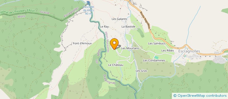 localisation de l'entreprise GAMAYUN  ESCRAGNOLLES