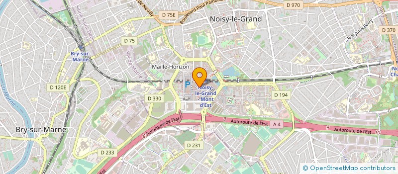 localisation de l'entreprise GAMAZE à NOISY-LE-GRAND