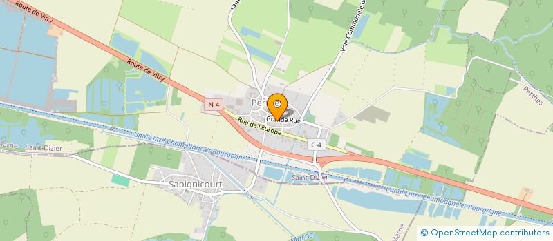 localisation de l'entreprise GAMB-47 à SAINT-DIZIER