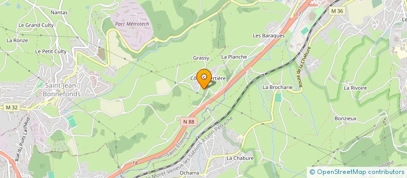 localisation de l'entreprise GAMB STREET  SAINT-JEAN-BONNEFONDS