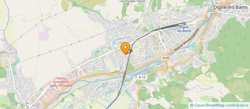localisation de l'entreprise GAMBA à DIGNE-LES-BAINS