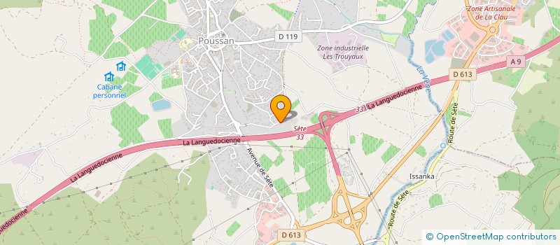 localisation de l'entreprise GAMBA  POUSSAN