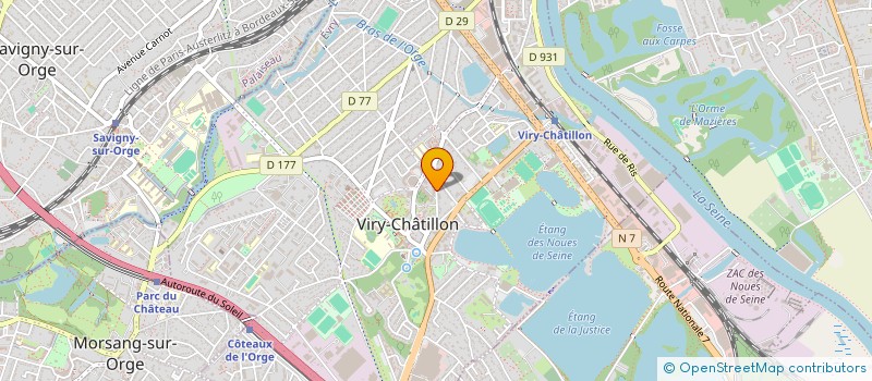 localisation de l'entreprise GAMBA SCHOOL à VIRY-CHATILLON