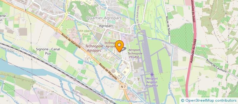 localisation de l'entreprise GAMBADE  AVIGNON