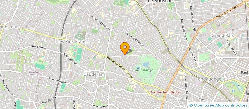 localisation de l'entreprise GAMBADE BEDOUET COLLECTION  BORDEAUX