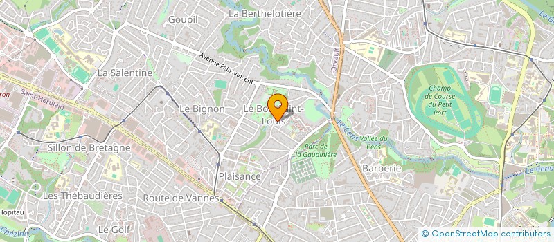 localisation de l'entreprise GAMBADOUS à ORVAULT
