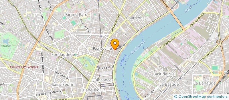 localisation de l'entreprise GAMBARDELLA  BORDEAUX