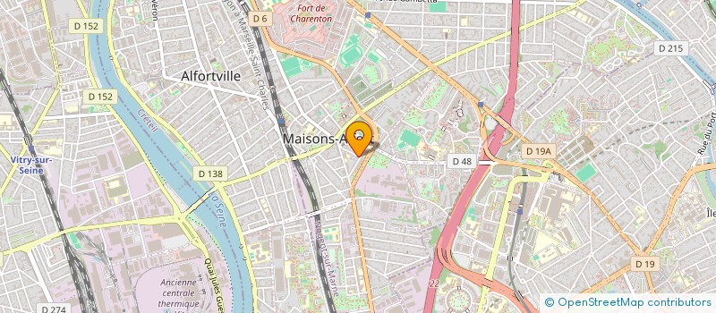localisation de l'entreprise GAMBARO IMMO 2 à MAISONS-ALFORT
