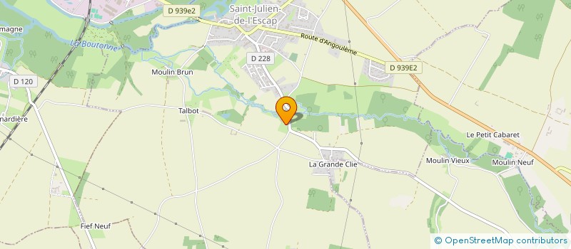 localisation de l'entreprise GAMBAUSSY  SAINT-JEAN-D'ANGELY