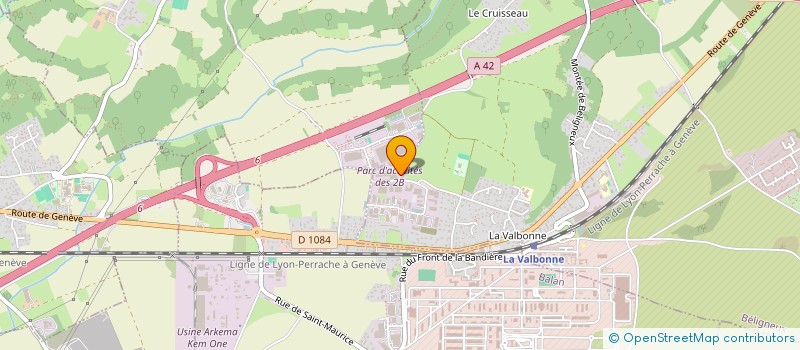 localisation de l'entreprise GAMBAYET à BELIGNEUX
