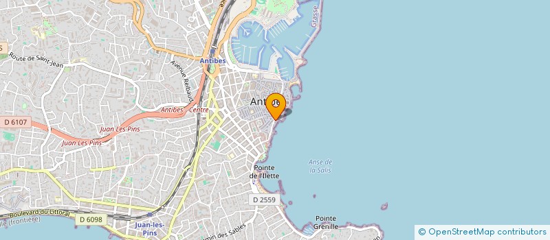 localisation de l'entreprise GAMBER - WEBER  ANTIBES