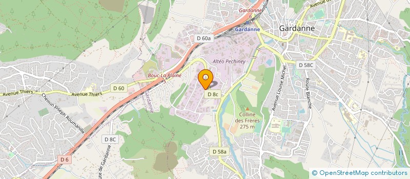 localisation de l'entreprise GAMBERGE MUSIC à GARDANNE