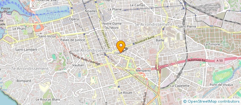 localisation de l'entreprise GAMBERGE ORGANISEE  MARSEILLE