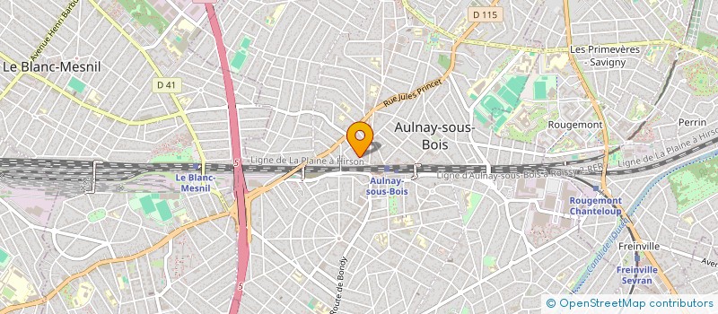 localisation de l'entreprise GAMBERINI SIVEC à AULNAY-SOUS-BOIS