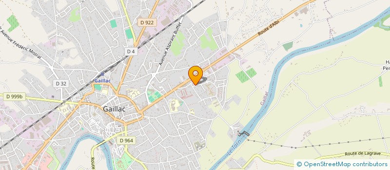 localisation de l'entreprise GAMBETTA 155 à GAILLAC