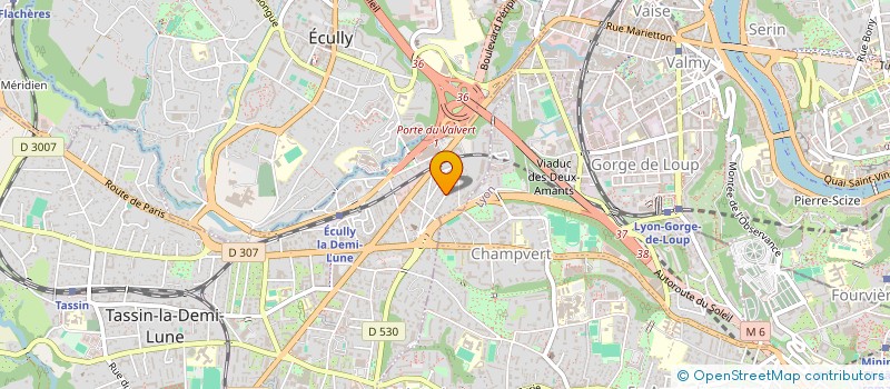 localisation de l'entreprise GAMBETTA 1917  TASSIN-LA-DEMI-LUNE