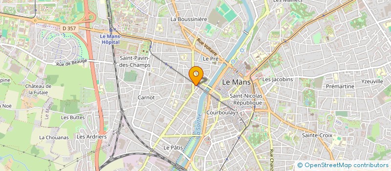 localisation de l'entreprise GAMBETTA 2043  LE MANS