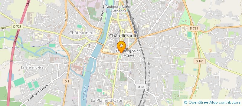 localisation de l'entreprise GAMBETTA 32  CHATELLERAULT