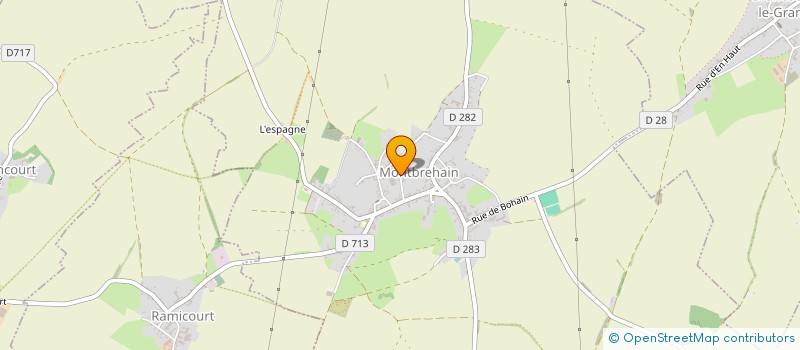 localisation de l'entreprise GAMBETTA à MONTBREHAIN