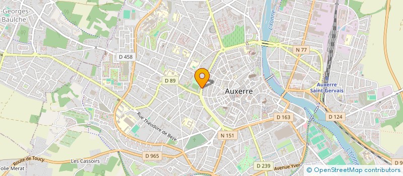 localisation de l'entreprise GAMBETTA à AUXERRE