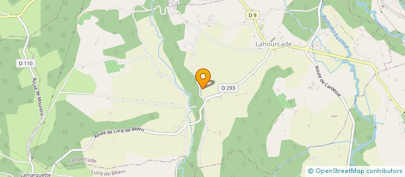 localisation de l'entreprise GAMBETTA  LAHOURCADE