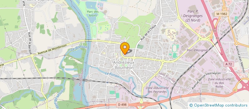 localisation de l'entreprise GAMBETTA 47  BONSON