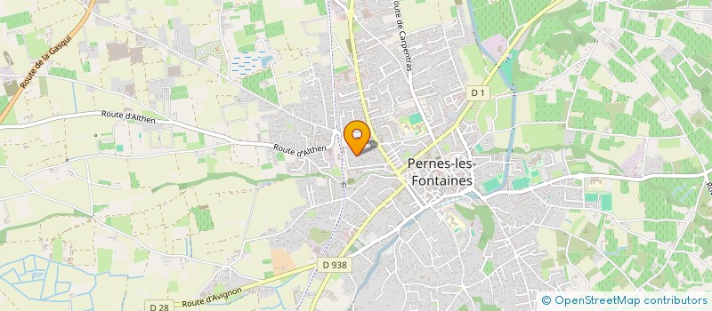 localisation de l'entreprise GAMBETTA  PERNES LES FONTAINES