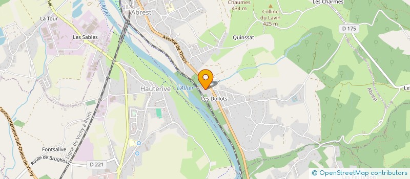 localisation de l'entreprise GAMBETTA  ABREST