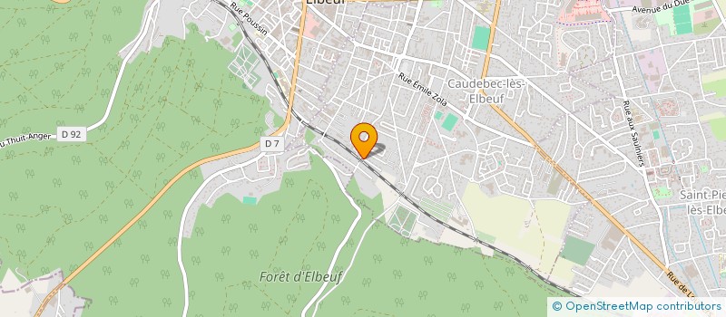 localisation de l'entreprise GAMBETTA  CAUDEBEC-LES-ELBEUF