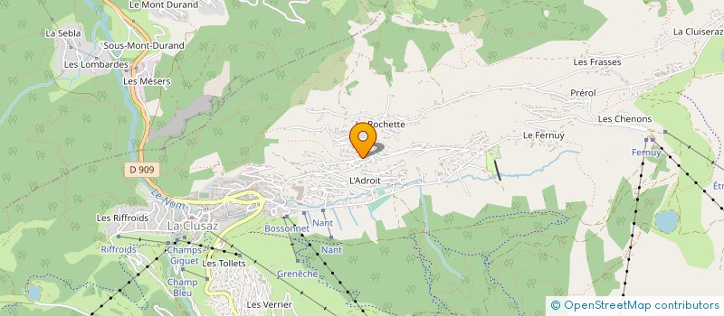 localisation de l'entreprise GAMBETTA à LA CLUSAZ