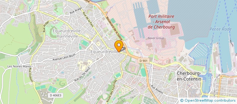 localisation de l'entreprise GAMBETTA - 50 à CHERBOURG-EN-COTENTIN