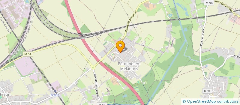 localisation de l'entreprise GAMBETTA à PERONNE-EN-MELANTOIS