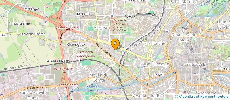 localisation de l'entreprise GAMBETTA  RENNES