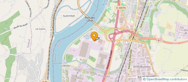 localisation de l'entreprise GAMBETTA 63 V  VALENCE