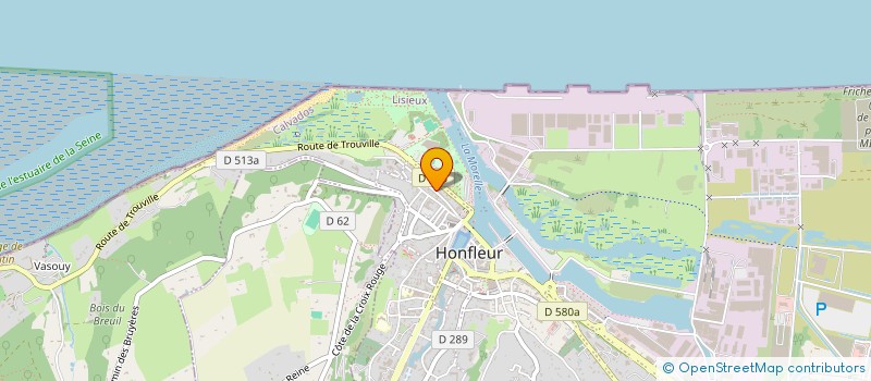 localisation de l'entreprise GAMBETTA à HONFLEUR