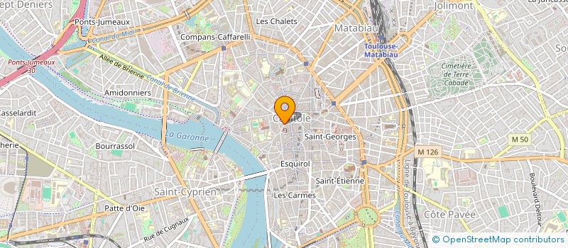localisation de l'entreprise GAMBETTA  TOULOUSE