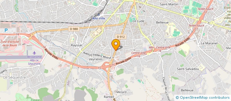 localisation de l'entreprise GAMBETTA 81 à ALBI