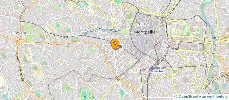 localisation de l'entreprise GAMBETTA à MONTPELLIER