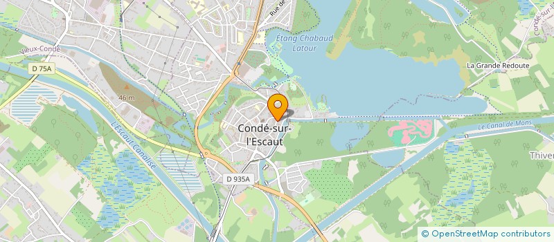 localisation de l'entreprise GAMBETTA  CONDE-SUR-L'ESCAUT