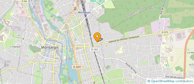 localisation de l'entreprise GAMBETTA à MONTARGIS