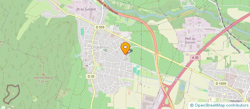 localisation de l'entreprise GAMBETTA  CHATENOIS